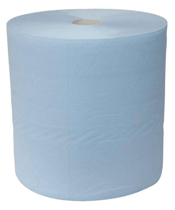 Industripapir 2-lags blå 38cm Ã 380m